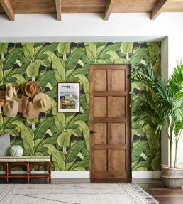 Hinson Palm Wallpaper by Scalamandre Absinthe