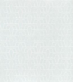 Hinton Tunnel Wallpaper by Thibaut Soft Blue