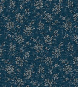 Hip Rose Wallpaper by Borastapeter Navy