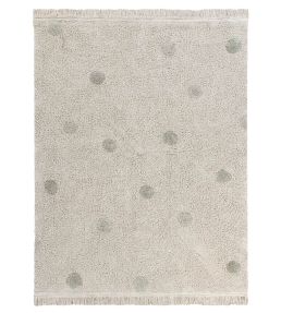 Lorena Canals Hippy Dots Natural rug Olive C-HIDO-OLV Olive