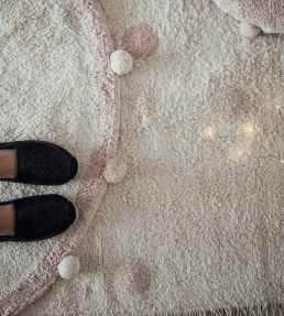Lorena Canals Hippy Dots Natural rug Vintage Nude C-HIDO-VNU Vintage Nude