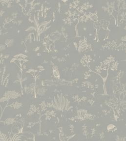 Hollie Wallpaper by Sandberg Misty Blue