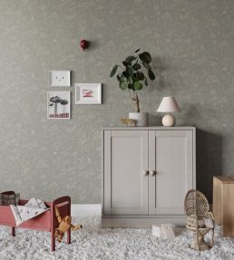 Hollie Wallpaper by Sandberg Misty Blue