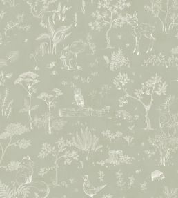 Hollie Wallpaper by Sandberg Pistachio