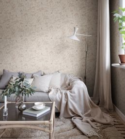 Hollie Wallpaper by Sandberg Terracotta
