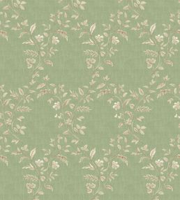 Hollingbourne Trellis Wallpaper by Nina Campbell Olive