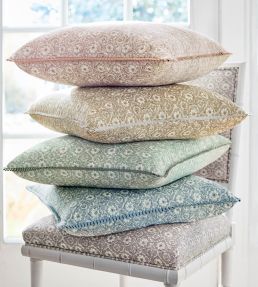 Holly Trellis Fabric by Anna French Blue