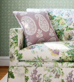Holly Trellis Wallpaper by Anna French Blush