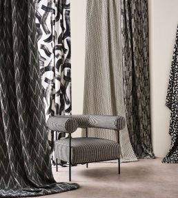 Holzer Fabric by Clarke & Clarke Slate