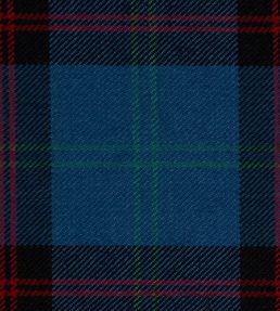 Home/Hume Anc Fabric by The Isle Mill Blue/Green/Red