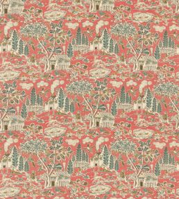 Home Park Fabric by GP & J Baker Old Red