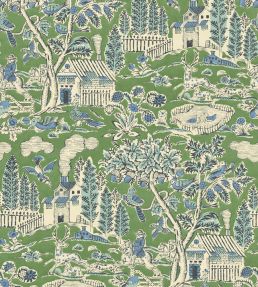 Home Park Wallpaper by GP & J Baker Emerald