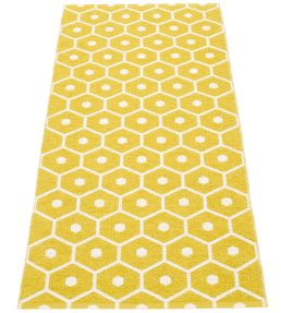 Pappelina Honey Runner rug Mustard/Vanilla HO5722 Mustard/Vanilla