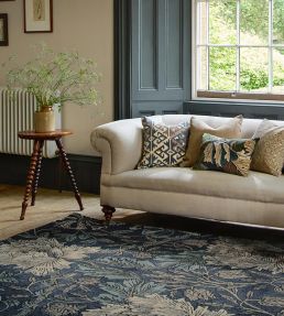 Morris & Co Honeysuckle & Tulip rug Woad/Thyme 130408140200-US Woad/Thyme