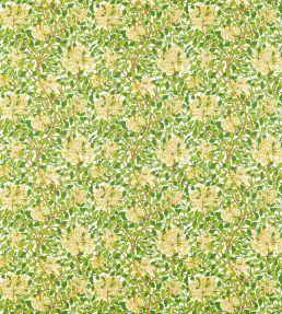 Honeysuckle Fabric by Morris & Co Cream/Chocolate