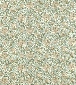 Honeysuckle Outdoor Fabric by Morris & Co Sage/Clay
