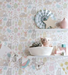 Honeywood Bears Wallpaper by Ohpopsi Sherbet