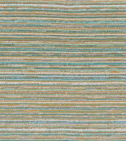 Hopi Fabric by Casamance Ocre Turquoise