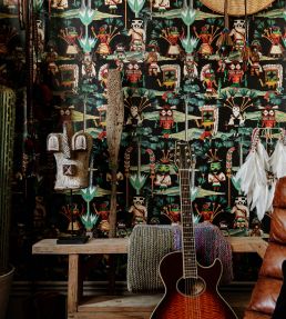 Hopi Spirit Wallpaper by MINDTHEGAP Anthracite