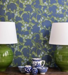 Hops And Glory Wallpaper by Langelid Von Bromssen Ivy Green