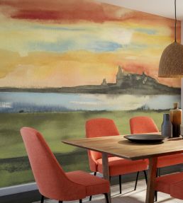 Horizon Mural by Ohpopsi Cobalt & Sun