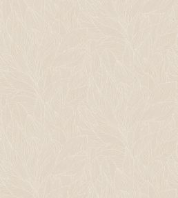 Hosta Wallpaper by Casamance Marron Glace/Nacre