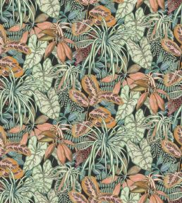 Hothouse Wallpaper by Osborne & Little Charcoal/Pine