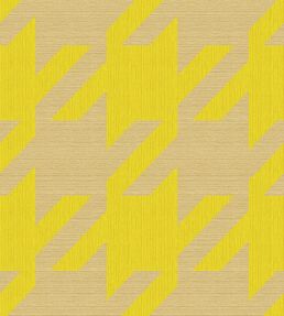 Houndstooth Mural by Eijffinger Neon Natural