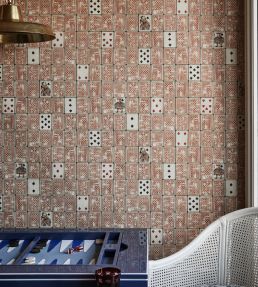 House of Cards Wallpaper by DADO Antique Red