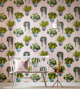 Houseplant Wallpaper by Ohpopsi Ballet Slipper