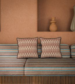 Hozho Fabric by Casamance Terracotta