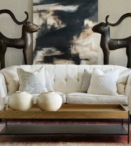 Hudson Fabric by Andrew Martin Ivory