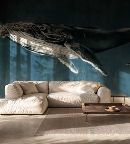 Humpback Whale Mural by Coordonne Vintage