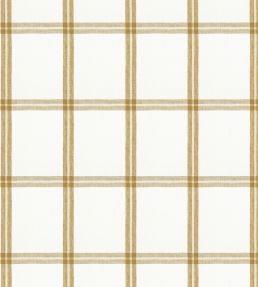 Huntington Plaid Fabric by Thibaut Camel