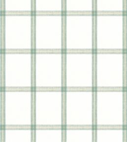 Huntington Plaid Fabric by Thibaut Seaglass