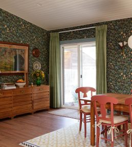 Huset I Solen Wallpaper by Sandberg Charcoal