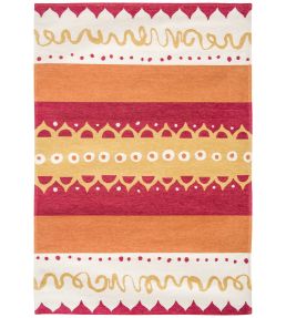 Villa Nova Hustle Bustle rug Pink/Orange RG8802-140200 Pink/Orange