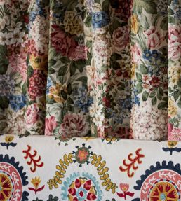 Hydrangea & Rose Fabric by Sanderson Chintz