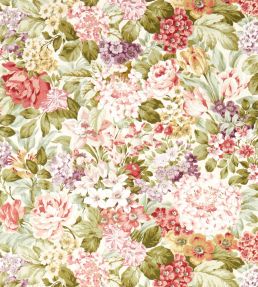 Hydrangea & Rose Indoor Outdoor Fabric by Sanderson High Tea