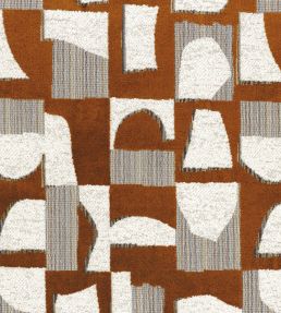 Hymne Fabric by Casamance Acajou