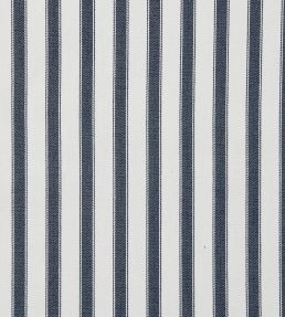 Ticking 2 Fabric by Ian Mankin Dark Navy