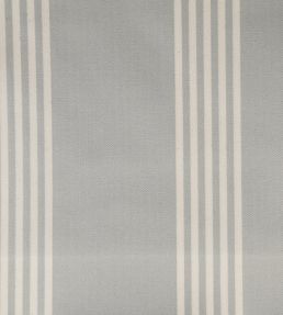 Oxford Stripe Fabric by Ian Mankin Grey