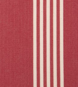 Oxford Stripe Fabric by Ian Mankin Peony
