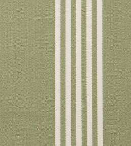 Oxford Stripe Fabric by Ian Mankin Sage