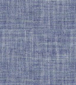 Filey Fabric by Ian Mankin Cobalt