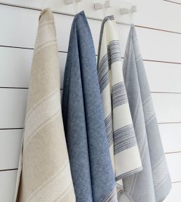 Filey Fabric by Ian Mankin Chalk