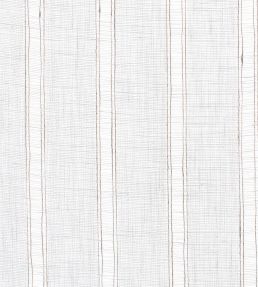 Helford Stripe Fabric by Ian Mankin Natural