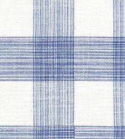 Hemsby Check Fabric by Ian Mankin Cobalt