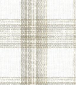 Hemsby Check Fabric by Ian Mankin Oatmeal