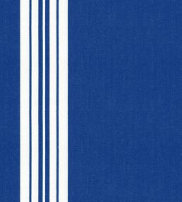 Lytham Stripe Fabric by Ian Mankin Cobalt